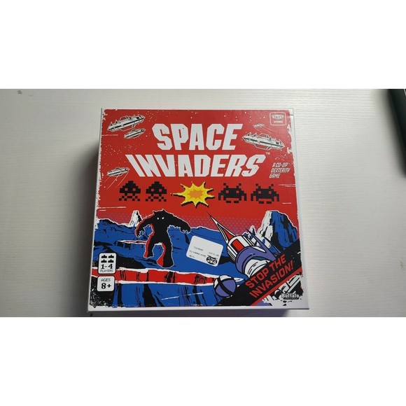 Buffalo Games - Space Invaders Game - Retro Video Game Turned Board Game Sealed - Picture 1 of 3